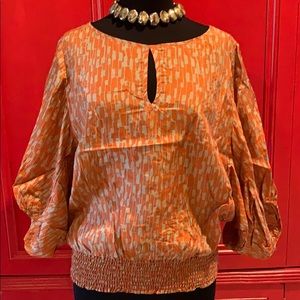 Michael Kors Silk blouse. Beautiful top for Fall🍁